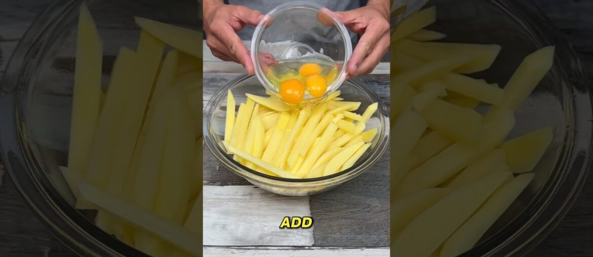 Viral crispy potato hack 🔥🥔 Better than fries!