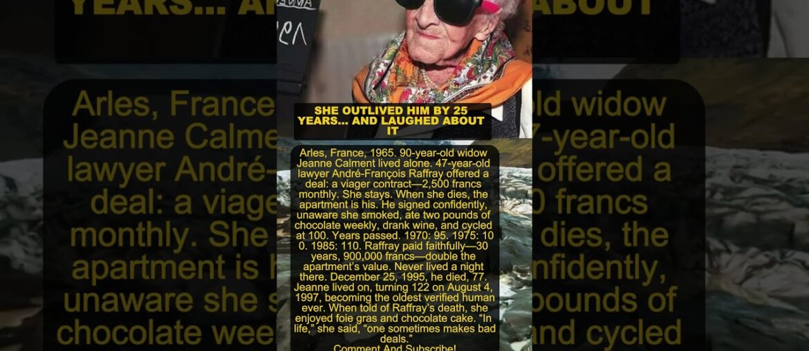 SHE OUTLIVED HIM BY 25 YEARS… AND LAUGHED ABOUT IT #viral #trending #shorts