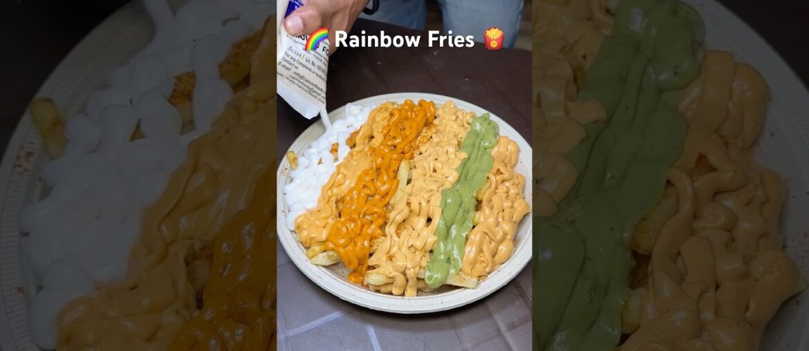 Rainbow 🌈 Style French Fries 🍟