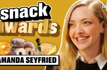 Amanda Seyfried Crowns Her Ultimate Snacks (And Loses It Over Her Favourite Wine) | Snack Awards