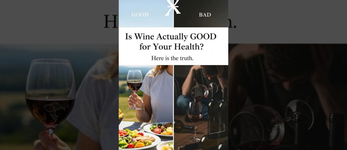 “Is Wine Actually GOOD for Your Health?#WineHealth #RedWineBenefits #healthyliving #wine #redwine