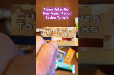 New Upcoming Review French RCIR #mre #food #rationreview #survivalfood #unboxing #RCIR