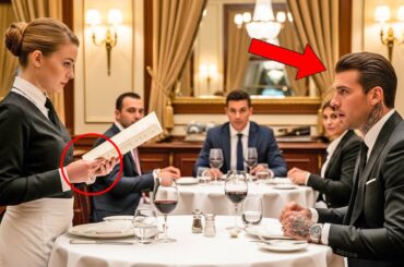 “She Can’t Even Read the Menu!” — The Waitress Silenced the Mafia Boss with Fluent French