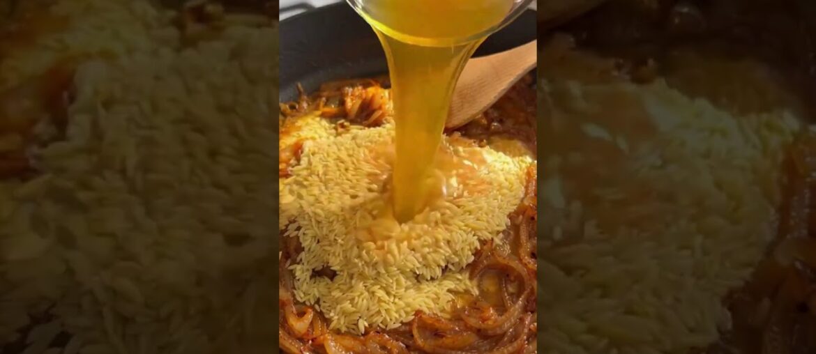 Creamy French Onion Chicken Orzo Bake | Easy Cheesy Dinner Recipe