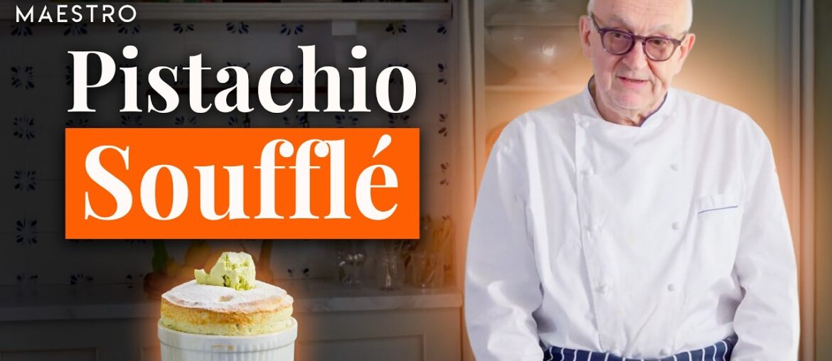 Perfect pistachio soufflé prepared with Pierre Koffmann | Meet Your Maestro | BBC Maestro