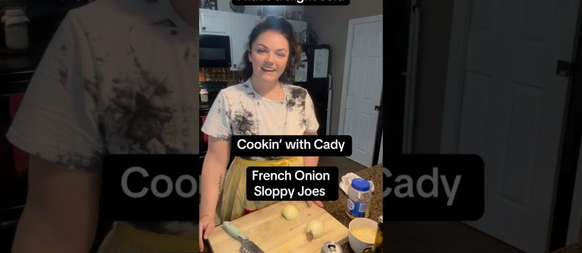 French Onion Sloppy Joes #cooking #mycooking #dinnerrecipes #recipe #easydinnerrecipes #athomecook