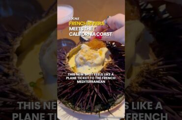 Fleurette La Jolla. Chef Travis Swikard French Riviera cuisine. Ricotta gnocchi and uni eggs.