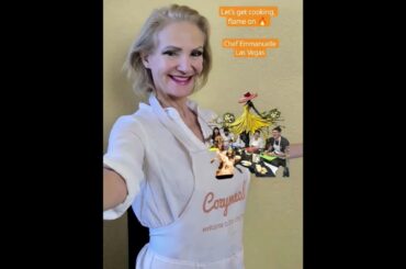 Let's get cooking with chef Emmanuelle: FLAME ON! 🔥