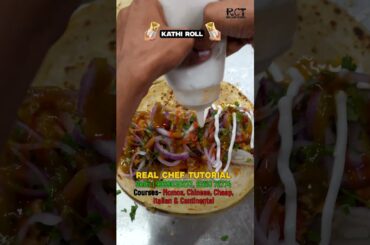 आज Students ने बनाया Kathi Roll | #frenchfries #trainingclass #realcheftutorial #food