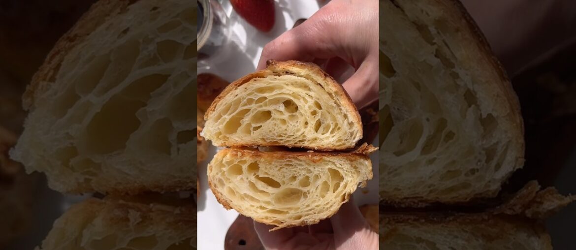 Flaky Croissants From Scratch 🥐 (French Method)