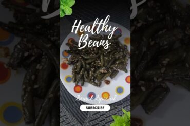 French Beans Snack Recipe | Healthy & Crispy (full diet snack)