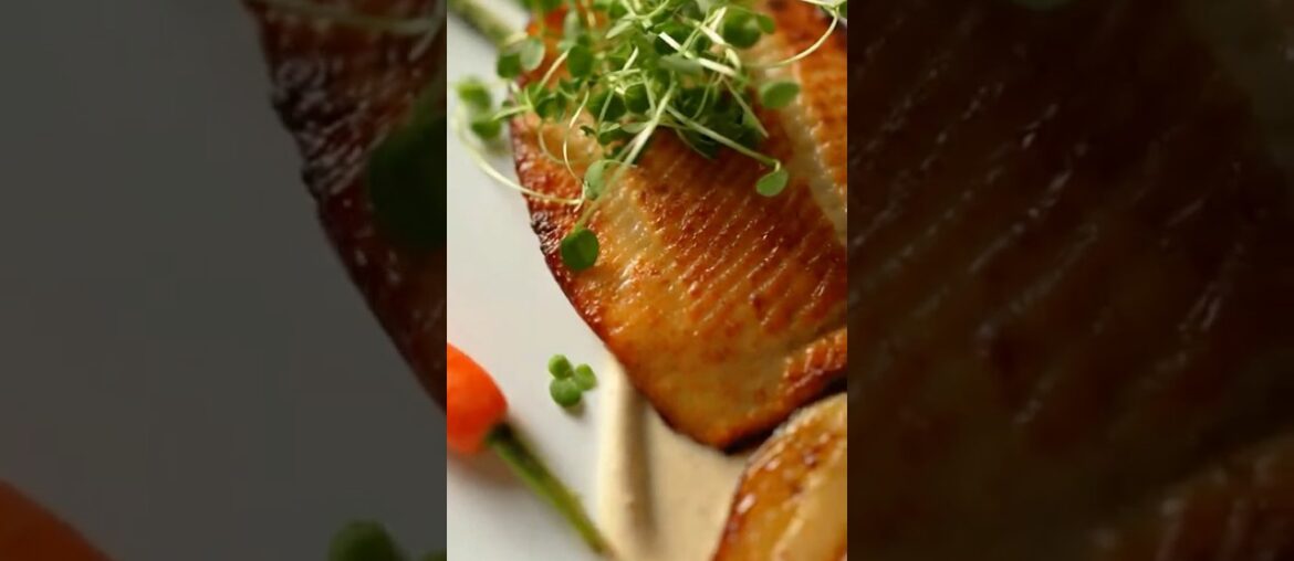 Sizzling White Fish | Herb Butter Close-Up