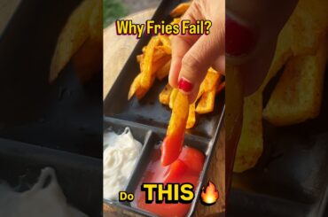 Why Your French Fries Aren’t Crispy 🍟| Do This for Perfect Crunch!🔥 #shorts #ytshorts #shortsfeed