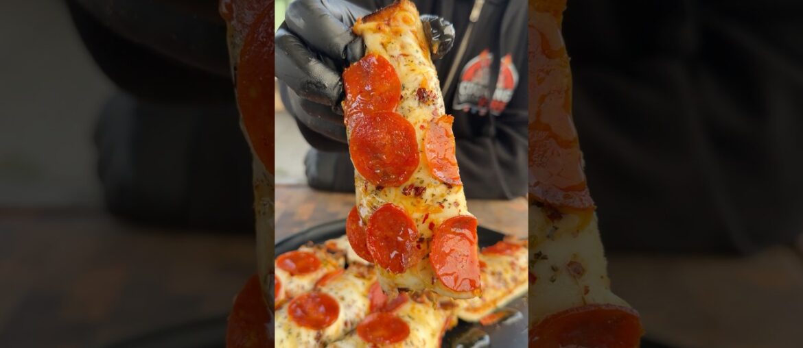 Hot honey French bread pizza on my @s@solostovei Prime pizza oven Hot honey French bread pizza on my @s@solostovei Prime pizza oven