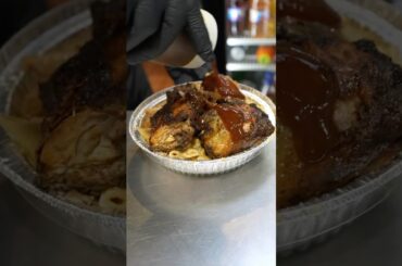 Trying Jamaican food in NYC #nycfood #jamaicanfood #foodie