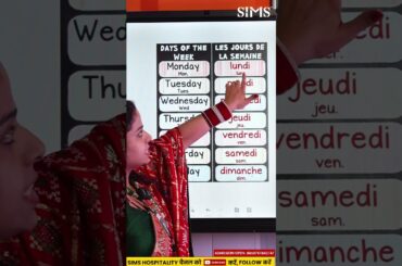 🎬 Days of the Week in French | Learn with SIMS Expert | French Class #shorts #frecnh #viral #reels