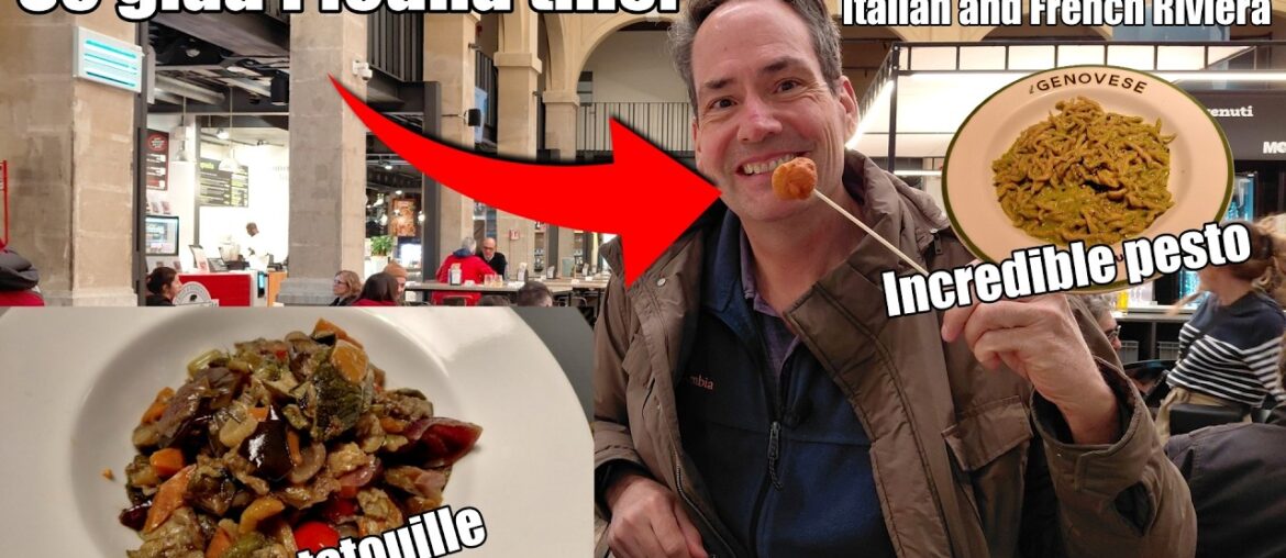 Vegetarian food crawl on the French & Italian Riviera… 🇫🇷🇮🇹