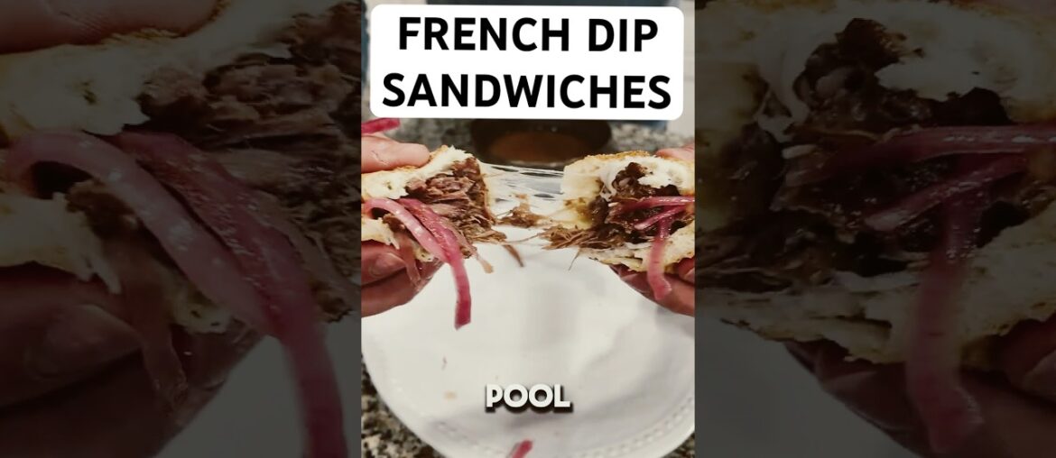 French dip (recipe in description) #cooking #ragdoll #recipe #catdad #frenchdip