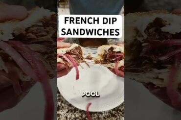 French dip (recipe in description) #cooking #ragdoll #recipe #catdad #frenchdip