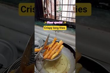 Long Fries Recipe ✨ || #ytshorts #ramadanspecial#shorts#trending