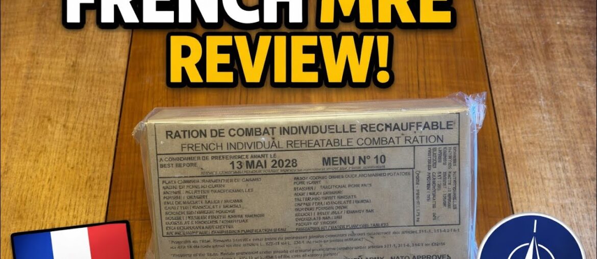 2025 French RCIR 24 Hour Ration – Menu 10 Full Review & Taste Test!