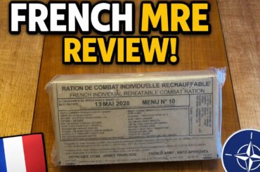 2025 French RCIR 24 Hour Ration – Menu 10 Full Review & Taste Test!