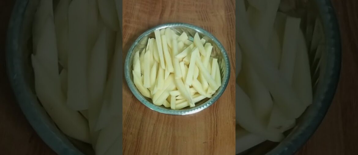 🥔One Potato = Super Crispy French Fries! 🍟🔥#shorts #food #youtubeshorts