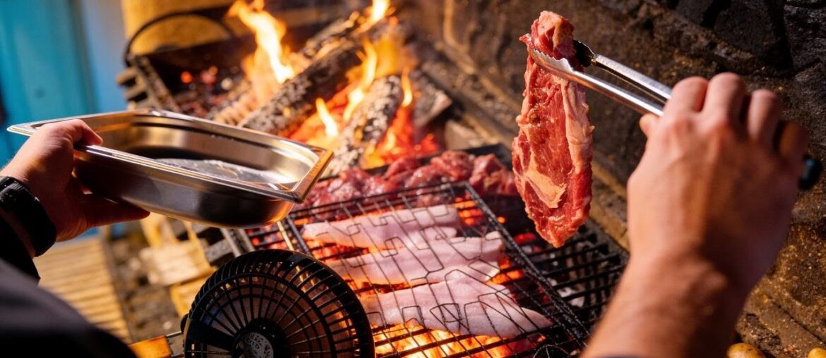 🔴LIVE 🔥 Real French Steakhouse Service | Chef POV Cooking on Vintage Charcoal Grill (No Edits)