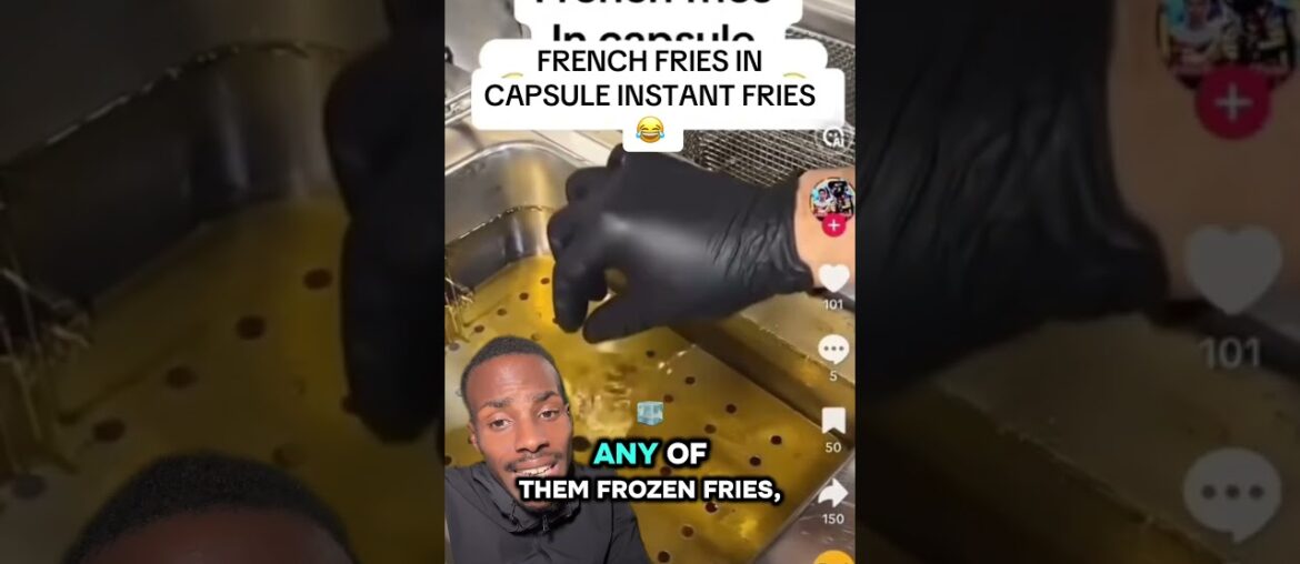 French Fries Capsule Instant Fries #shorts