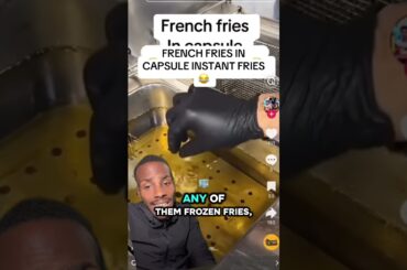 French Fries Capsule Instant Fries #shorts