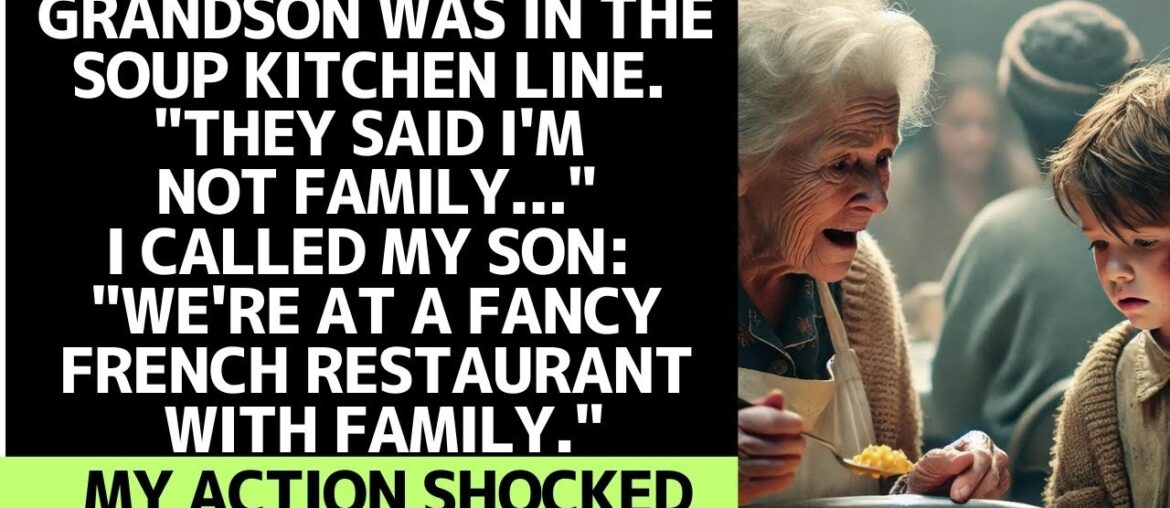 My Grandson Was Standing in a Soup Line — What He Said Crushed Me My Grandson Was Standing in a Soup Line — What He Said Crushed Me