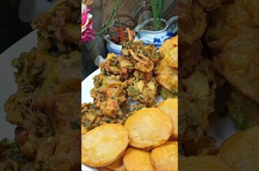 Secret Mix pakora  Recipe by Dining Hour - Ramadan iftar New Snacks #shorts #trending  #viral #food