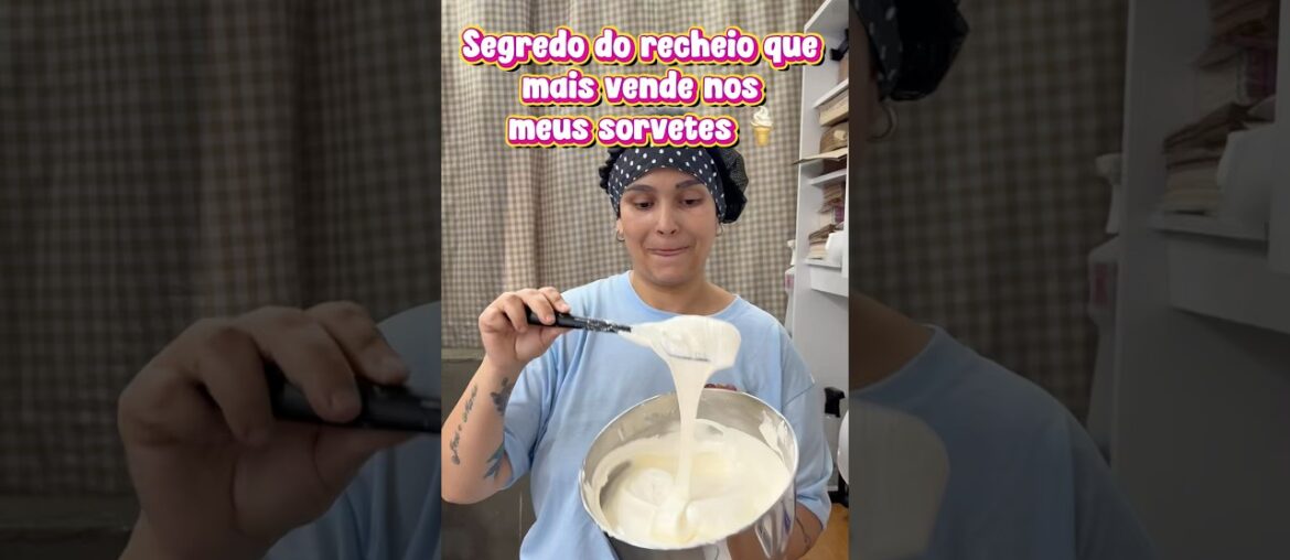 Creme de Ninho que uso nos meus sorvetes gourmet 🍦 #sorvetegourmet #sorvete #rendacomcomida