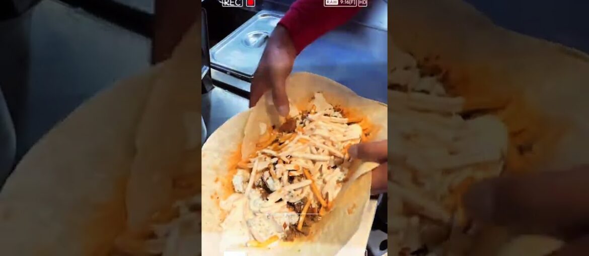 French Tacos 4 Viande & Sauce Gruyère & Frites #BR3 #eating #tacos #Foodie #foodlover French Tacos 4 Viande & Sauce Gruyère & Frites #BR3 #eating #tacos #Foodie #foodlover