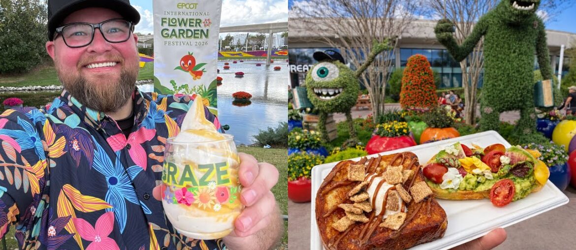 EPCOT Flower & Garden Festival 2026 | The BEST Food • French Toast, Tanghulu & Ribs | Disney World