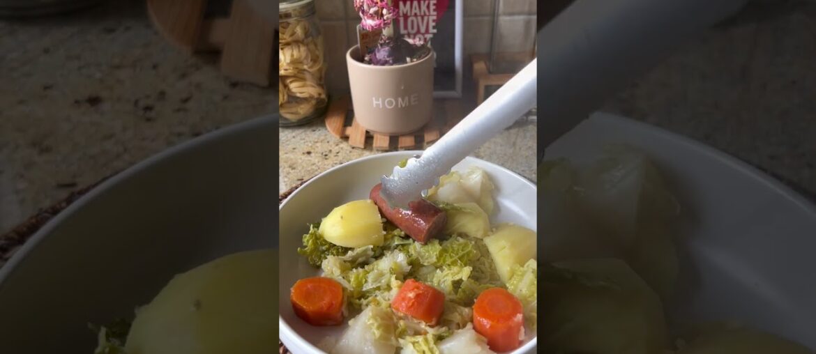 French Comfort Food Classic | Potée Auvergnate 🥬🥕 #frenchrecipe #homecooking #comfortfood