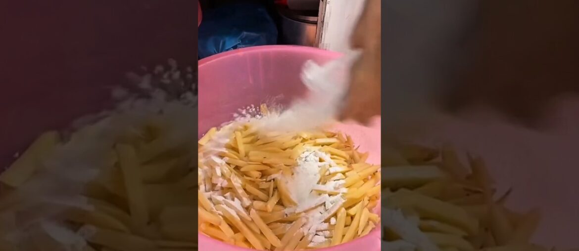 Crispy French Fries Making 😍 | Street Style Fries #shorts Crispy French Fries Making 😍 | Street Style Fries #shorts