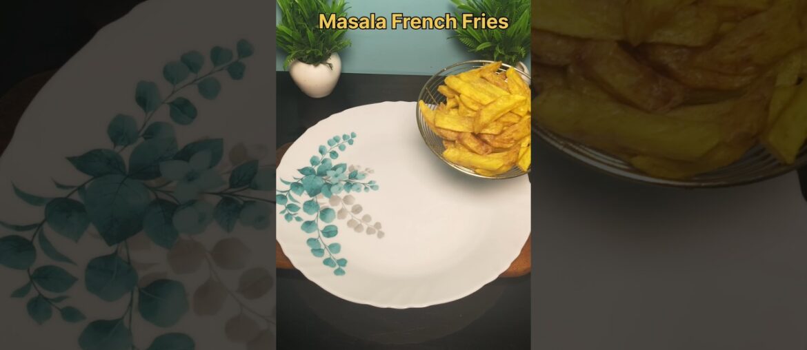 Ramadan Special Masala French Fries 🍟 | Crispy Iftar Snack Recipe #shorts #ytshorts