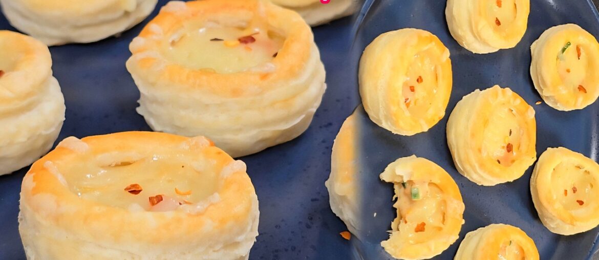 How To Make Creamy Vegetable Vol au Vent | Easy French Puff Pastry Appetizer Recipe | Party Snacks How To Make Creamy Vegetable Vol au Vent | Easy French Puff Pastry Appetizer Recipe | Party Snacks