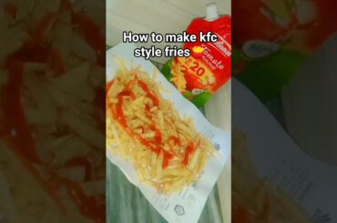 How to Make KFC-Style French Fries 🍟 | Crispy & Golden at Home