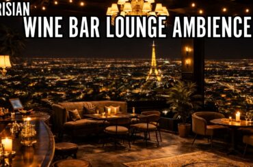 Parisian Wine Bar Ambience – French Lounge, Elegant Evening in Paris