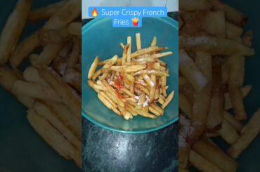 Super Crispy French Fries 🍟#shorts #cooking #recipe