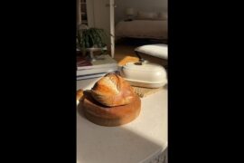 Maddy DeVita's Sesame Sourdough Loaf