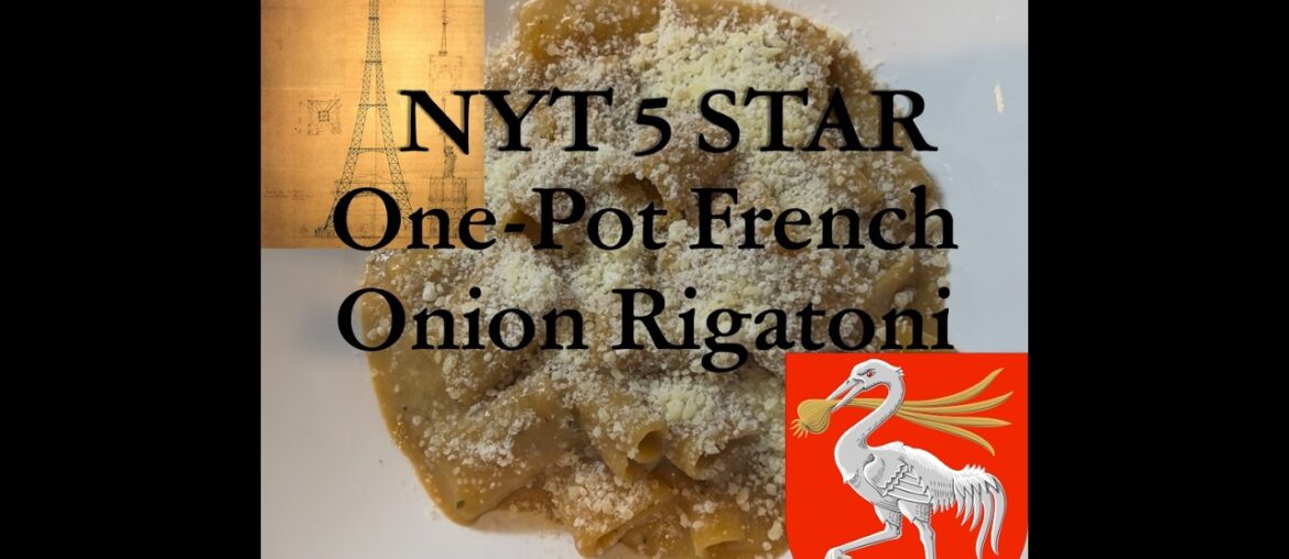 New York Times One-Pot French Onion Rigatoni (Part 1) - Chef G.S. Argenti