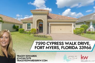 Inside a $200K Upgraded Cypress Walk Home Tour | Fort Myers, FL Real Estate