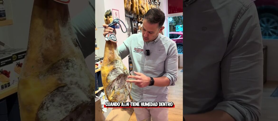 Sabías quitar este moho?? #jamon #jamondebellota #jamoniberico #gourmet #foodie