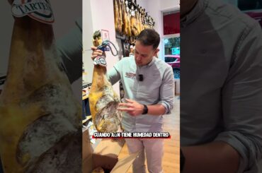 Sabías quitar este moho?? #jamon #jamondebellota #jamoniberico #gourmet #foodie