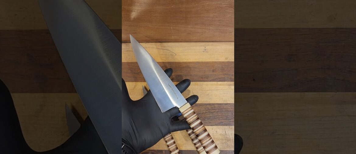 Florentine Knives "Ivory" handle Chef, Petty and pairing knives