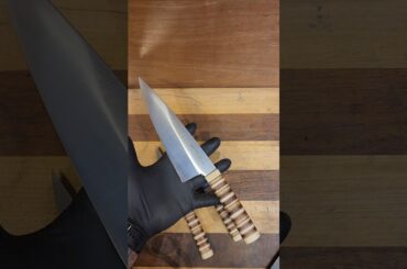 Florentine Knives "Ivory" handle Chef, Petty and pairing knives