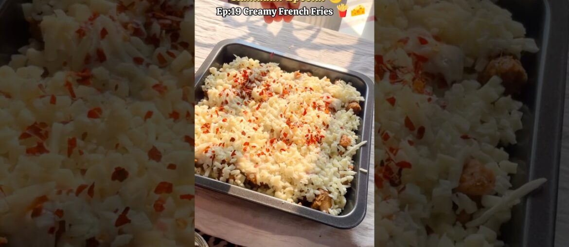 Creamy French Fries 🍟🧀 | Ramadan Recipe 2026 Ep 19 #RamadanRecipes #FrenchFries #IftarS #ytshorts